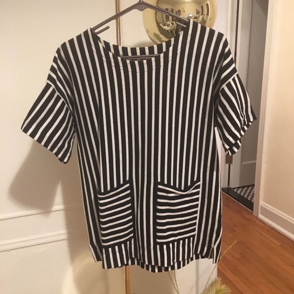 Madewell Ponte Striped Tee
